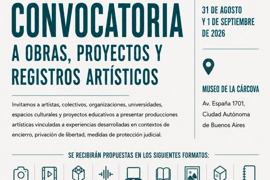 Jornadas sobre Narrativas Artísticas y Transmediales en Contextos de Encierro